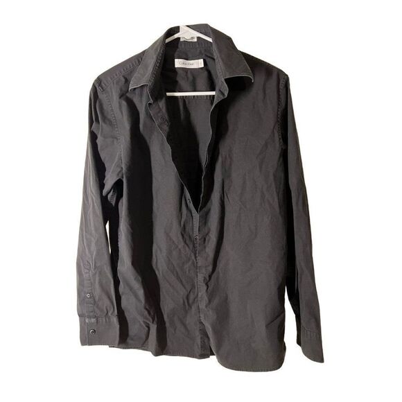 Calvin Klein Black Men’s Button Up Shirt Size Small S Dress Shirt - Picture 1 of 3